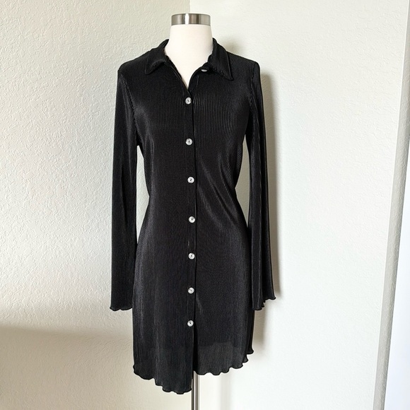 Reckless Hearts Ribbed Dress - Picture 1 of 10